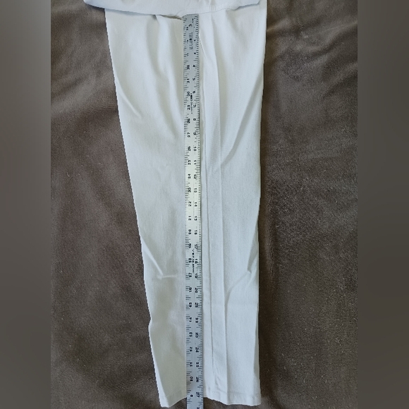 BLAIR Size 12 Petite White Pants Jeans - Picture 6 of 7